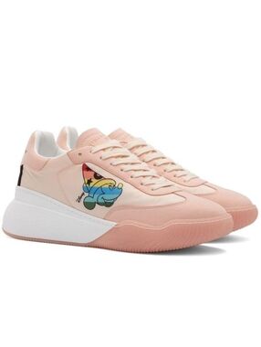 STELLA MCCARTNEY × Disney Mickey Mouse Loop Sneaker Pink EU 38 US 8 Org $635
